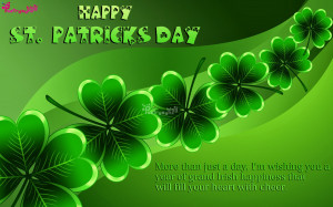 St Patricks Day Quote Image Patty Day Greetings Card Picture