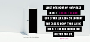 ... one door of happiness closes visual inspiration when one door of