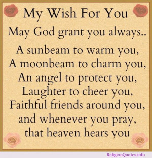 My Wish For You Quotes And Sayings. QuotesGram