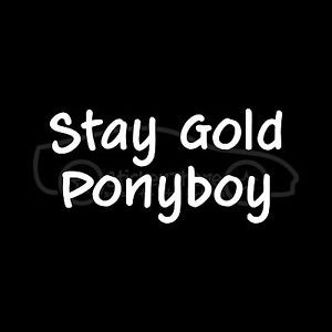 STAY-GOLD-PONYBOY-Sticker-car-Vinyl-Decal-80s-cute-gift-quote-stay ...