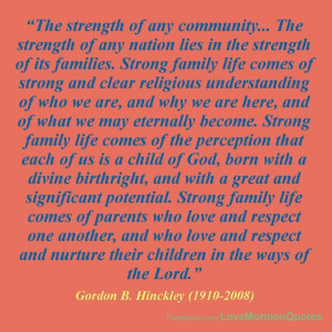 Strength of any community ...