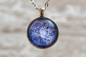 ... clever boy and remember - Doctor Who Gallifreyan Necklace or Keychain