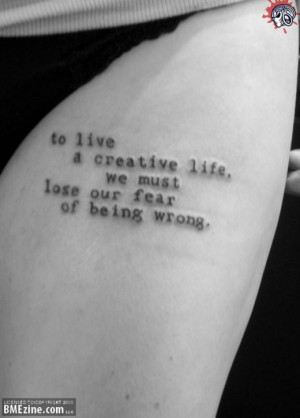 life quote tattoos5 Ideas for Life Quote Tattoos