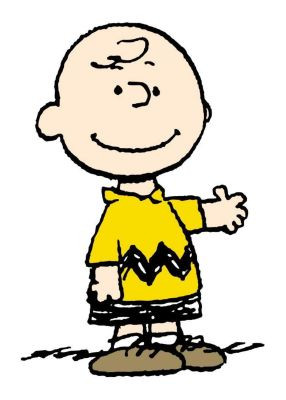 Charlie Brown from the Charles M Schulz comic strip 