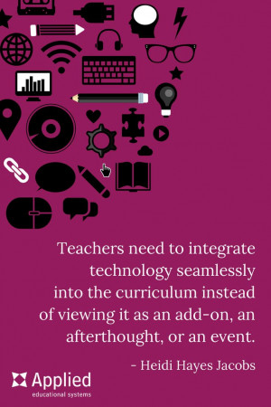 Tech integration in the classroom... #EdTech #Quote