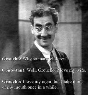 Groucho Marx Vs. A Contestant on You Bet Your Life comeback