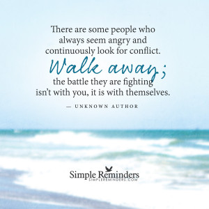 Walk Away From Negative People