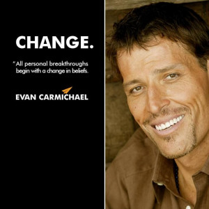 All personal breakthroughs begin with a change in beliefs.
