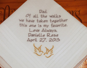 embroidered wedding gifts