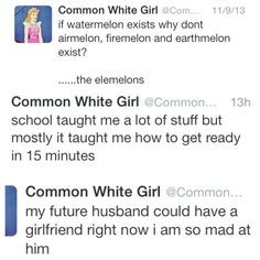 typic white common white girl white gurl