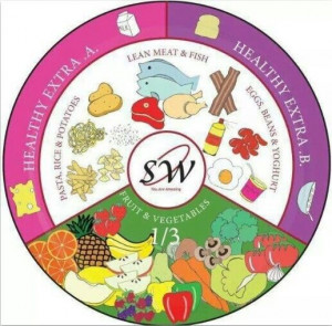 Slimming World Extra Easy plate diagram