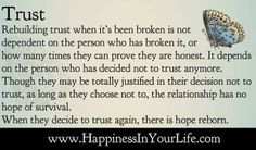 ... relationship | Quotes About Living - Doe Zantamata: Trust - Rebuilding