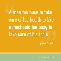 ... the beginning of a busy work week! Don't forget to take care of you