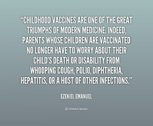 Quotes On Childhood Vaccinations