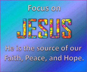 Focus on Jesus https://www.facebook.com/photo.php?fbid ...