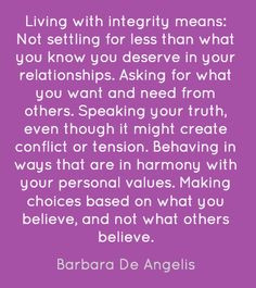 Personal Integrity Quotes | Personal Responsibility: Get Some – A ...