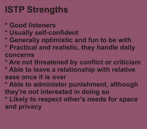 ISTP Strengths