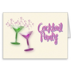Cocktail Party Invitation Greeting Card