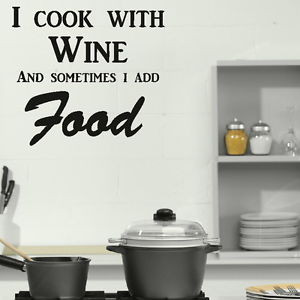 Kitchen-Quote-Wall-Sticker-Decal-Transfer-Vinyl-SMALL-LIGHT-BROWN-qu28