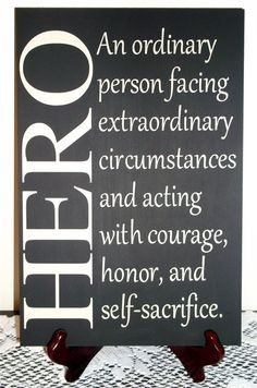 Hero an ordinary person facing extraordinary circumstances community ...