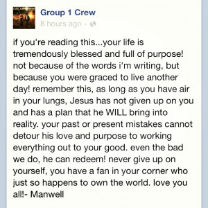 Why I love group 1 crew :)