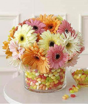 ... , Flowers Arrangements, Spring Centerpieces, Jelly Beans, Jellybeans