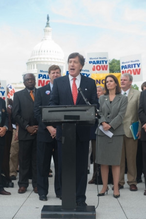 Photo by Charles Votaw; Rep. Ramstad speaks at parity rally on Capitol ...