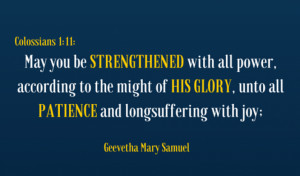 Prayers For Patience