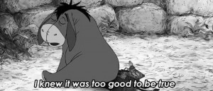 black and white, grey, life, quotes, text, winnie pooh