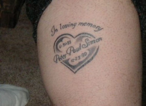 In Loving Memory: Memorial R.I.P. Tattoos