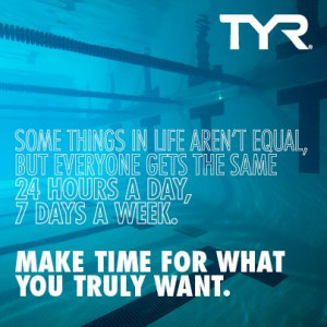 Make time for what you truly want. Good advice.