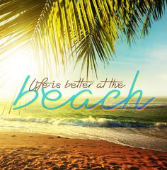 Life is better at the beach #CheapCaribbbean #Quote More