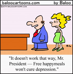 Bank Teller Cartoon Depression cartoon