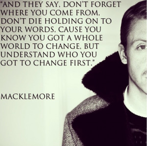 Macklemore Lyrics