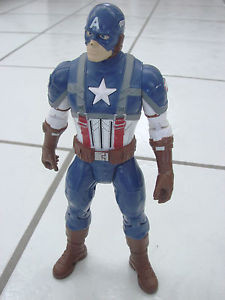 Marvel-Action-Figure-Talking-Captain-America-10-Hasbro-Avengers-Hero-7 ...
