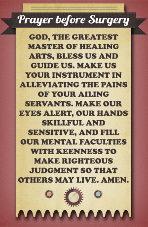 Prayer Quotes Before Surgery