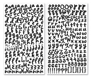 signature magic collection glittered foam alphabet stickers goofy
