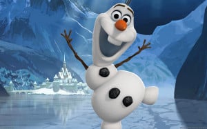 Meet Olaf, the Adorable Snowman in “Frozen”