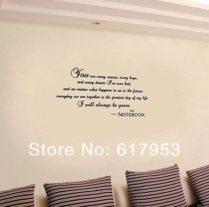 wall sticker of I Will Always Be Yours Wall Decal Quote Vinyl Love The ...