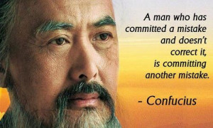 Confucius, quotes, sayings, mistake, correct, famous quote