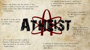 Atheism, Thomas Jefferson, John Buchan, Douglas Adams, Richard Dawkins ...