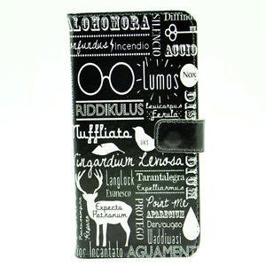 Harry-Potter-Spells-Quotes-New-Leather-Wallet-Flip-Case-Stand-Cover ...
