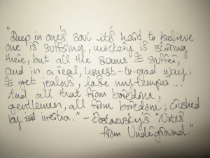 Dostoevsky Quote