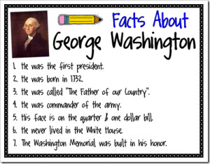 Facts about Abraham Lincoln and Facts about George Washington