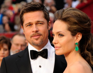 Brad Pitt and Angelina Jolie arrive at the 81st Annual Academy Awards ...