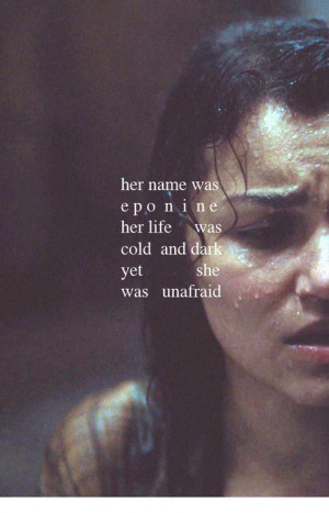 Eponine. I will be forever grateful that I got to play this role.