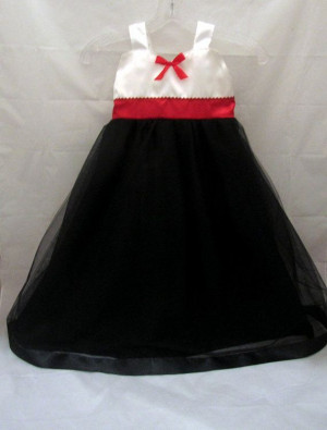 Mary Poppins Tutu Dress: red black and white with sparkle ric rak ...