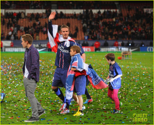 david beckham celebrates final soccer game with family 18