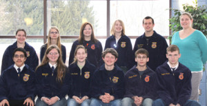 van buren tech center ffa afternoon students are shown front row from ...