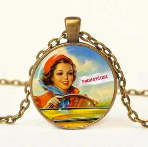 ... Art Pendant Necklace, Funny Quotes, Vintage Pendant Necklace Jewelry